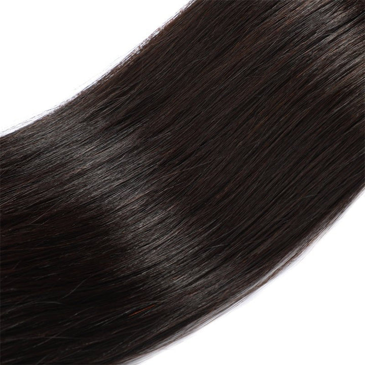 Msgem Malaysian Silky Straight Human Hair 1 Bundle Natural Black - Msgem Hair