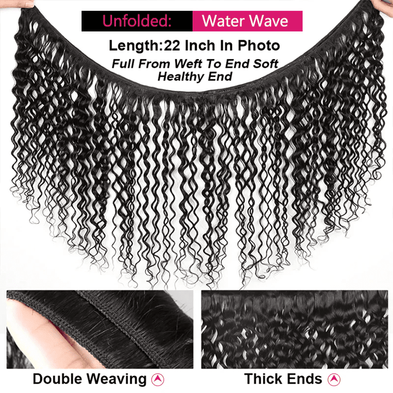 Msgem Malaysian Water Wave Human Hair 1 bundle - Msgem Hair
