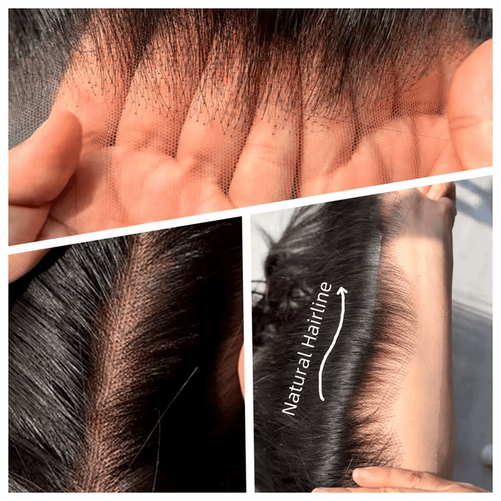 Msgem Natural Wave 13x6 Lace Frontal Human Hair Wigs 300% Density - Msgem Hair