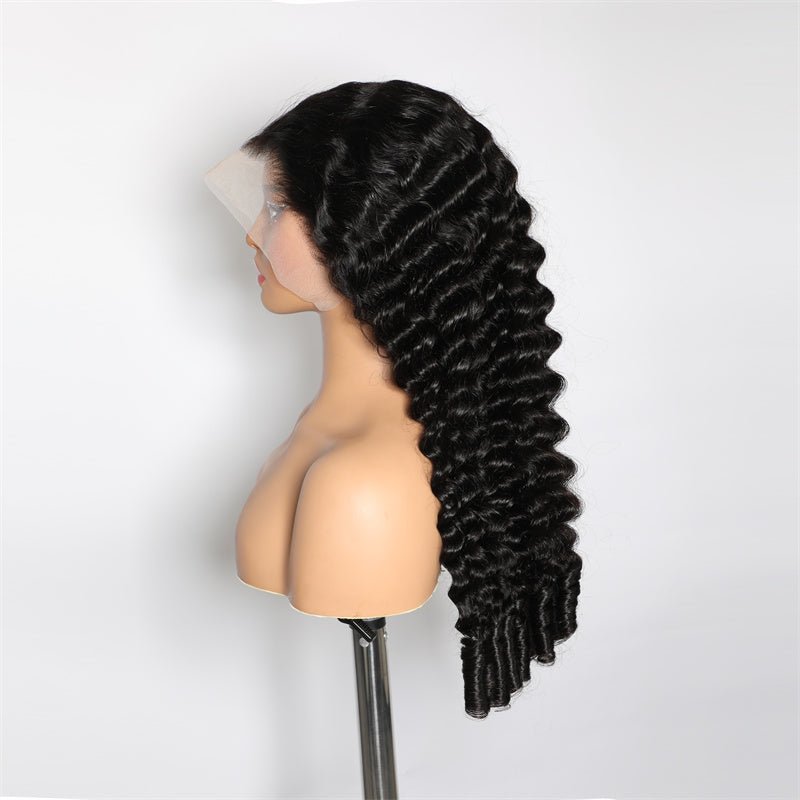 Msgem Ocean Spiral 13x6 HD Lace Frontal Wigs Loose Deep Curl 5x5 Glueless Human Hair Wigs - Msgem Hair