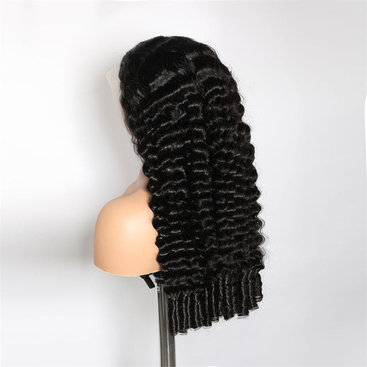 Msgem Ocean Spiral 13x6 HD Lace Frontal Wigs Loose Deep Curl 5x5 Glueless Human Hair Wigs - Msgem Hair
