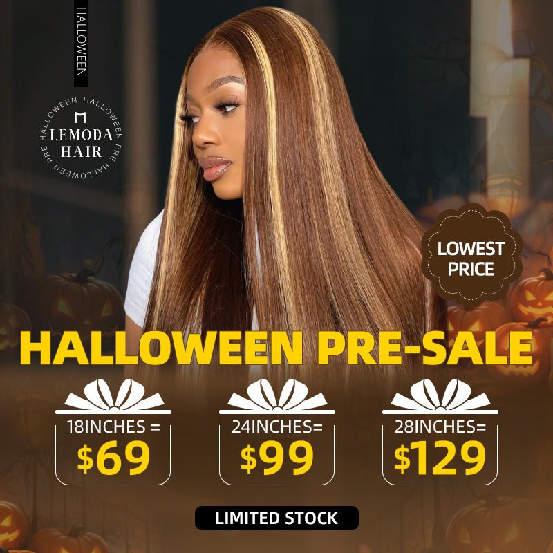 Msgem Outlets Deal P4/27 Highlight Straight Hair 13x4 Lace Front Wig - Msgem Hair