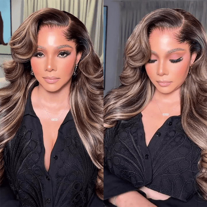 Msgem P4/27 Highlight Lagos Hairline Body Wave 13x6 HD Lace Front Wigs - Msgem Hair