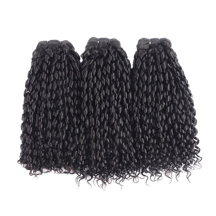 Msgem Pixie Curly Human Hair 3 Bundles Brazilian Virgin Hair Extensation - Msgem Hair
