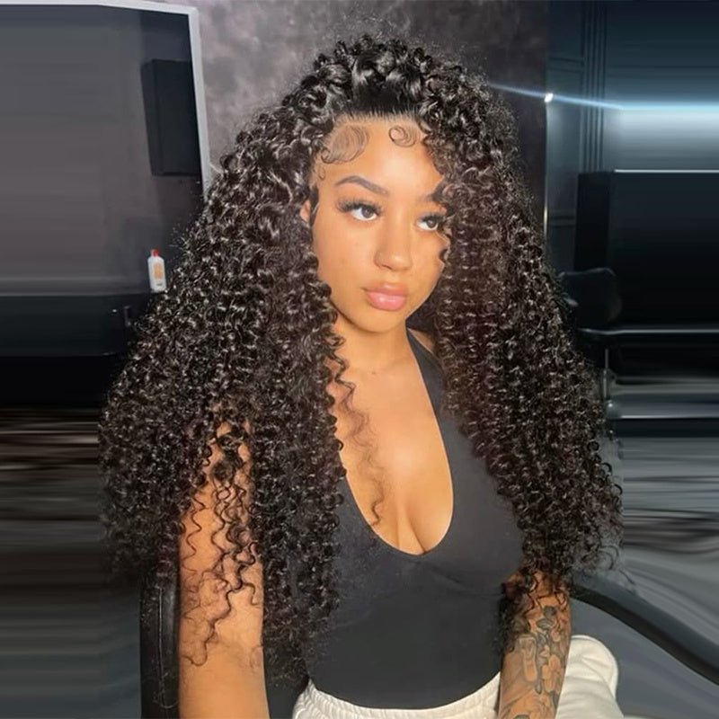 Msgem Small Wand Curl 13x6 HD Lace Front Wigs 5x5 Wear Go Glueless Human Hair Wig Preplucked - Msgem Hair