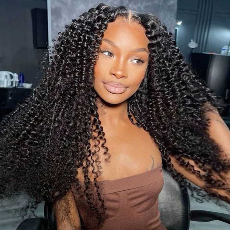 Msgem Small Wand Curl 13x6 HD Lace Front Wigs 5x5 Wear Go Glueless Human Hair Wig Preplucked - Msgem Hair