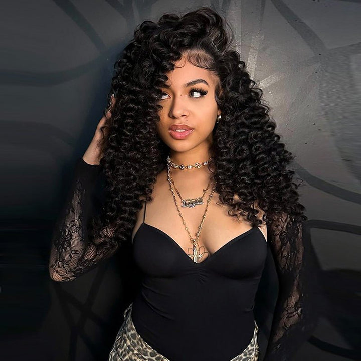 Msgem Small Wand Curl 13x6 HD Lace Front Wigs 5x5 Wear Go Glueless Human Hair Wig Preplucked - Msgem Hair