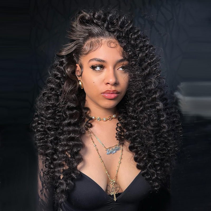 Msgem Small Wand Curl 13x6 HD Lace Front Wigs 5x5 Wear Go Glueless Human Hair Wig Preplucked - Msgem Hair