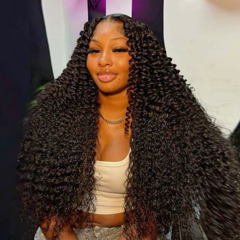 Msgem Small Wand Curl 13x6 HD Lace Front Wigs 5x5 Wear Go Glueless Human Hair Wig Preplucked - Msgem Hair