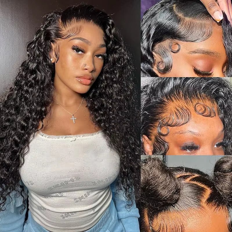 Msgem Spanish Wave Lace Front Wigs 13x4 13x6 HD Full Lace Wigs Deep Curly Human Hair Wigs for Women - Msgem Hair