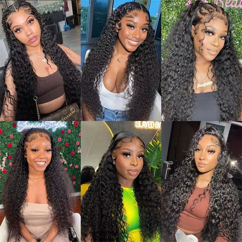 Msgem Spanish Wave Lace Front Wigs 13x4 13x6 HD Full Lace Wigs Deep Curly Human Hair Wigs for Women - Msgem Hair