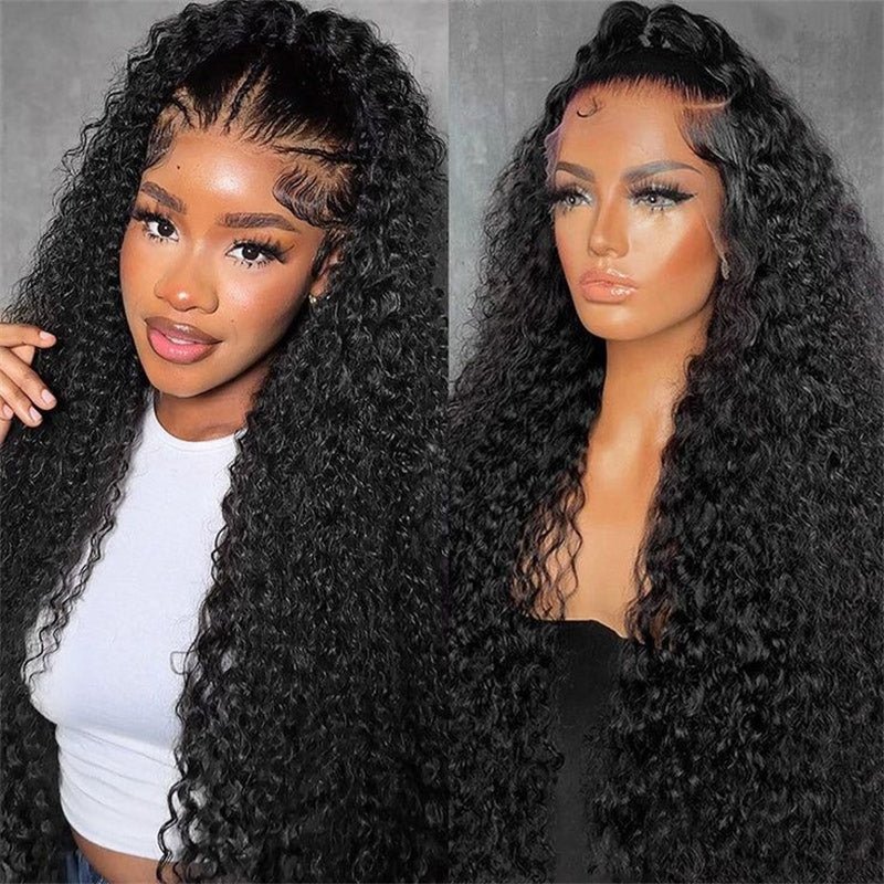 Msgem Vietnamese Curly Lace Front Wig Skin Melt HD Lace Wigs 13x4 13x6 Human Hair Wigs 250% Density - Msgem Hair
