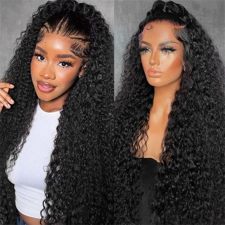Msgem Vietnamese Curly Lace Front Wig Skin Melt HD Lace Wigs 13x4 13x6 Human Hair Wigs 250% Density - Msgem Hair