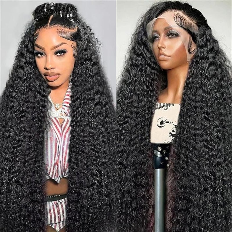 Msgem Vietnamese Curly Lace Front Wig Skin Melt HD Lace Wigs 13x4 13x6 Human Hair Wigs 250% Density - Msgem Hair