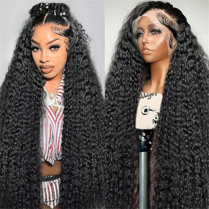 Msgem Vietnamese Curly Lace Front Wig Skin Melt HD Lace Wigs 13x4 13x6 Human Hair Wigs 250% Density - Msgem Hair