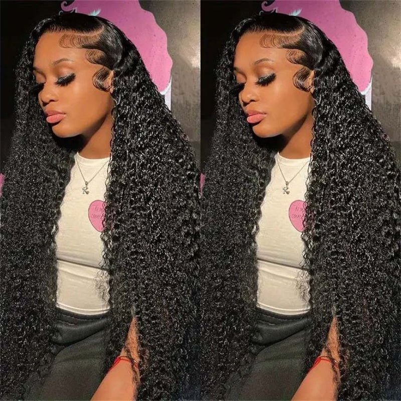 Msgem Vietnamese Curly Lace Front Wig Skin Melt HD Lace Wigs 13x4 13x6 Human Hair Wigs 250% Density - Msgem Hair