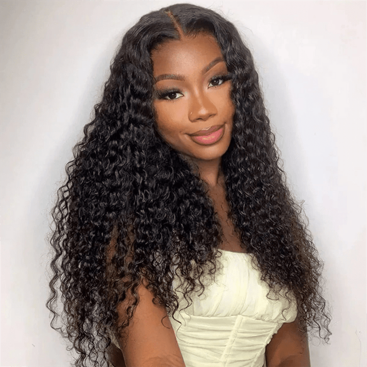 Msgem Water Wave 13x6 Full Lace Wigs Human Hair 180% - Msgem Hair