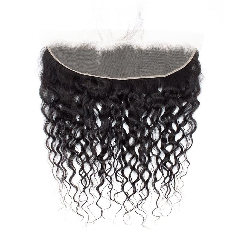 Msgem Water Wave HD Lace Frontal Closure 13x4 Ear to Ear Lace Frontal With Baby Hair - Msgem Hair