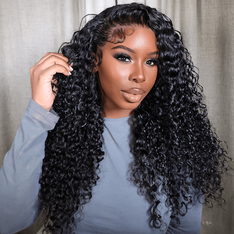 Msgem Wear Go Glueless Wigs Burmese Curly Human Hair 5x5 Lace Closure Wigs - Msgem Hair