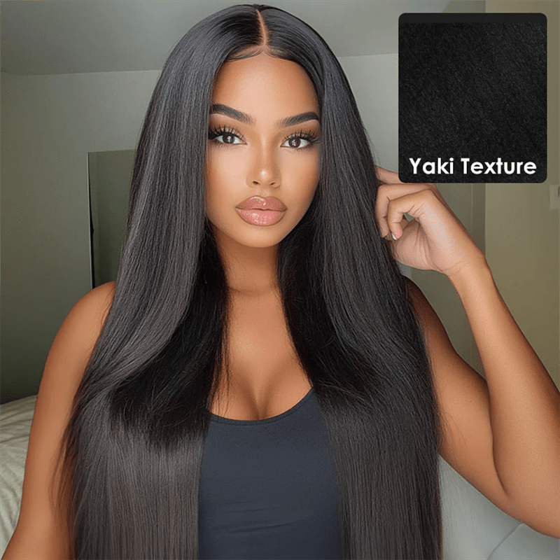 Msgem Yaki Straight Human Hair Bundles Brazilian Hair Extensions for Black Women - Msgem Hair
