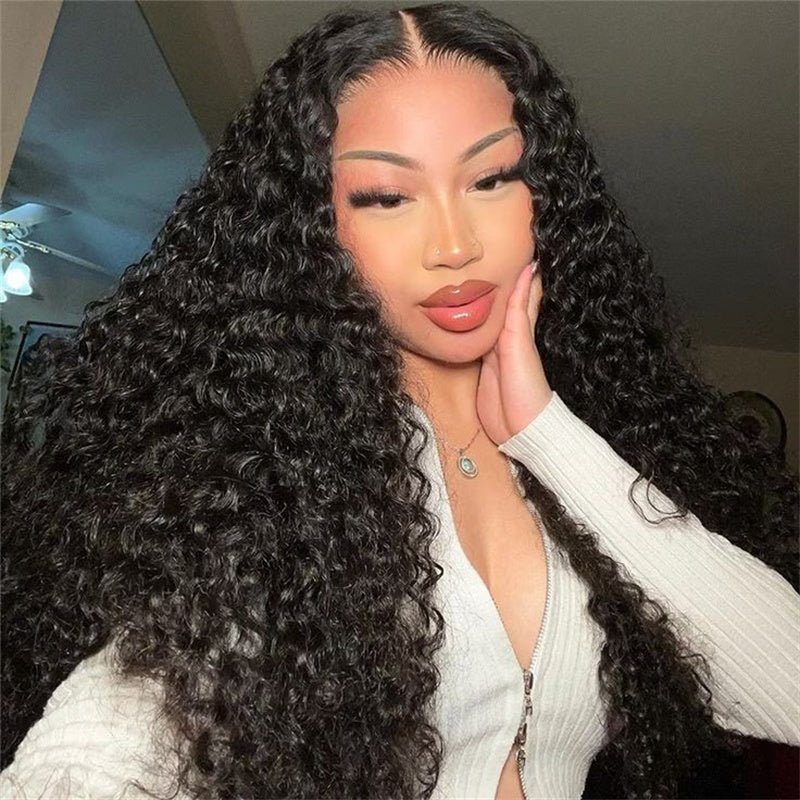 Live Exclusive Pricing Msgem 13x6 HD Lace Frontal Wigs Water Wave Human Hair Wigs 180% - Msgem Hair