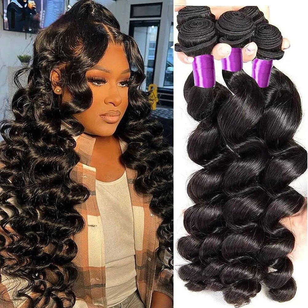 Peruvian Loose Wave 4 Bundles/pack Virgin Hair Extension - Msgem Hair
