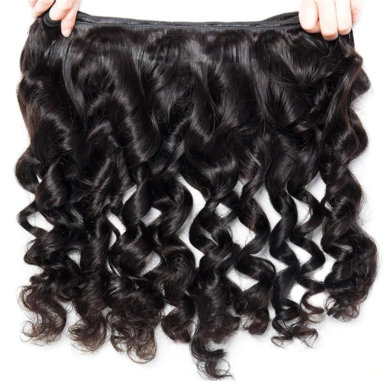 Peruvian Loose Wave Hair Extension 1 Bundle Natural Color - Msgem Hair