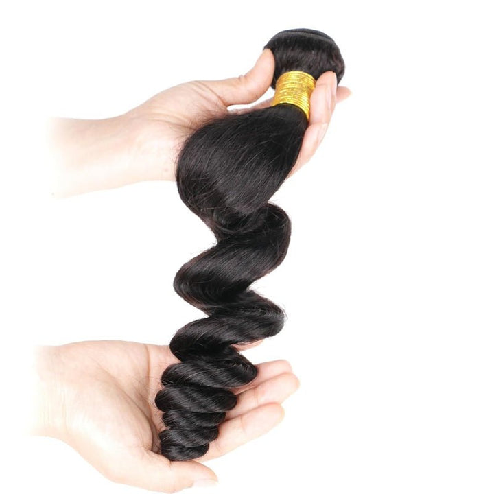 Peruvian Loose Wave Hair Extension 1 Bundle Natural Color - Msgem Hair