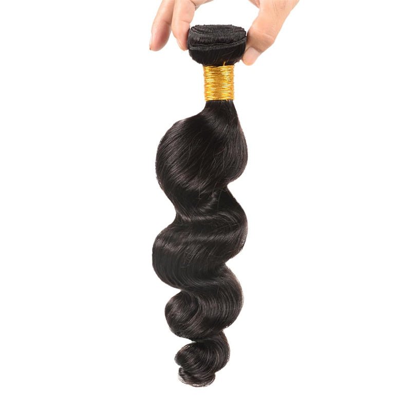Peruvian Loose Wave Hair Extension 1 Bundle Natural Color - Msgem Hair
