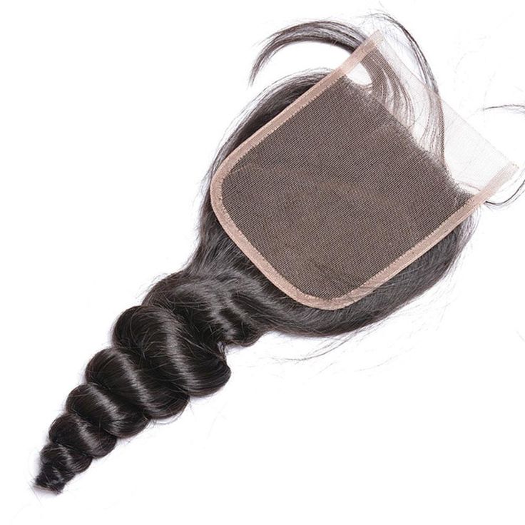 Peruvian Loose Wave Virgin Human Hair 3 Bundles With 4x4 Lace Closure - Msgem Hair
