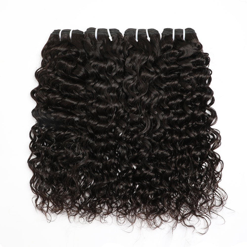 Peruvian Water Wave 4 Bundles Human Hair Extensions - Msgem Hair
