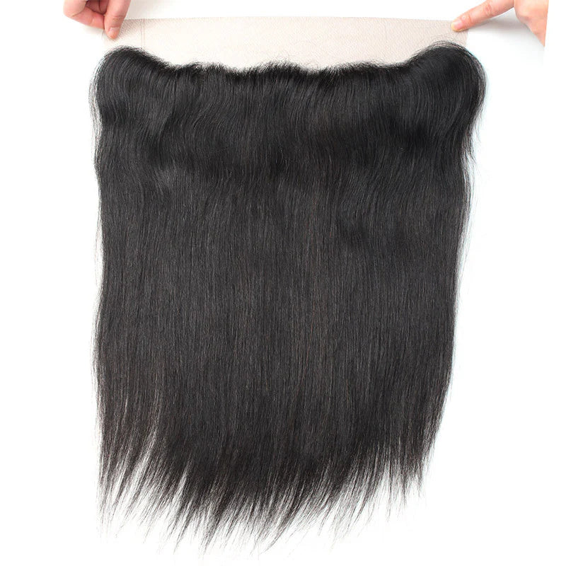Msgem 13x4 Ear to Ear HD Lace Frontal Straight Hair Lace Frontal Closure With Baby Hair