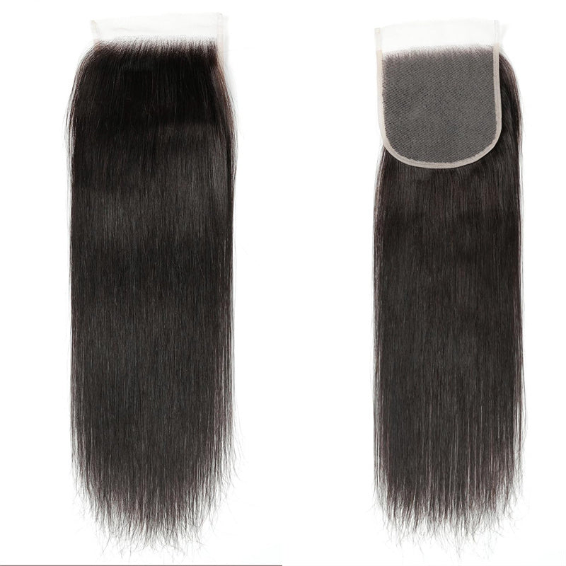 Msgem Straight Hair 5x5 Transparent HD Lace Closure Virgin Human Hair Frontal Closure