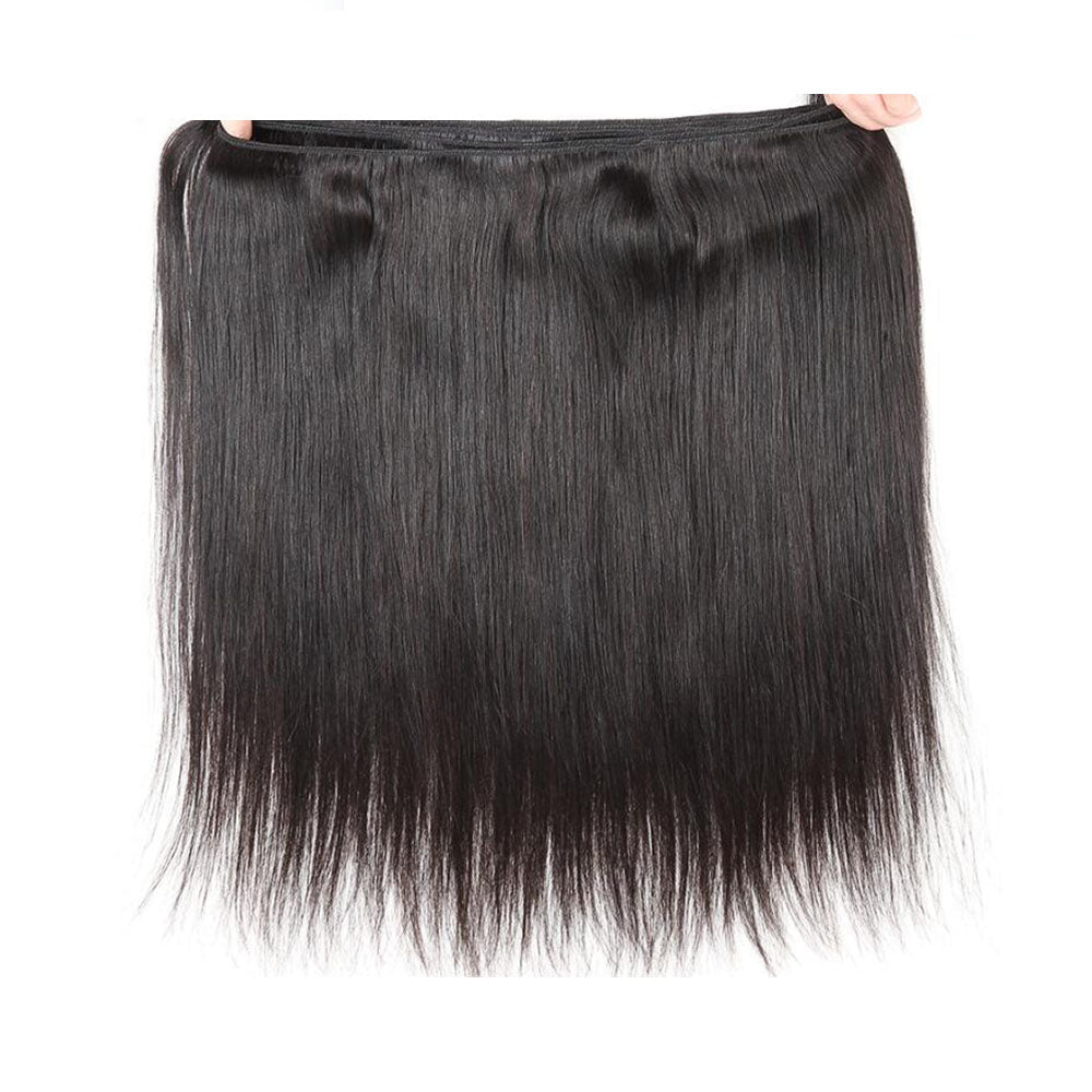 Msgem Straight Human Hair 3 Bundles Remy Indian Hair Extension