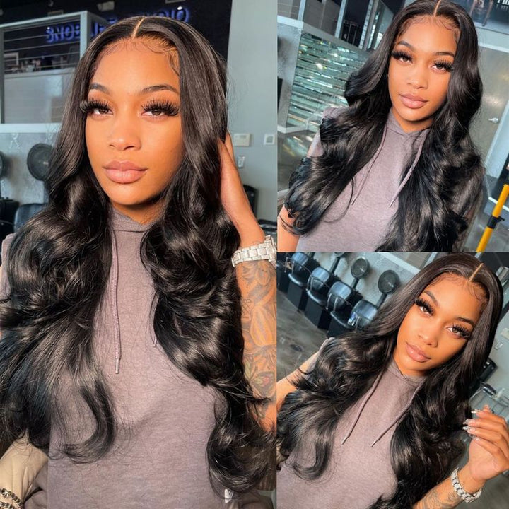 Unprocessed Malaysian Body Wave Hair 3 Bundles With 4x4 Lace Closure - Msgem Hair