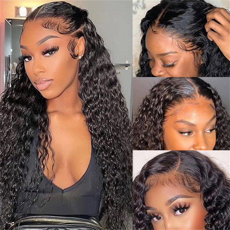 Fast Delivery Real HD Lace Msgem 13x6 Lace Frontal Wig Water Wave Natural Hairline Virgin Human Hair Wigs
