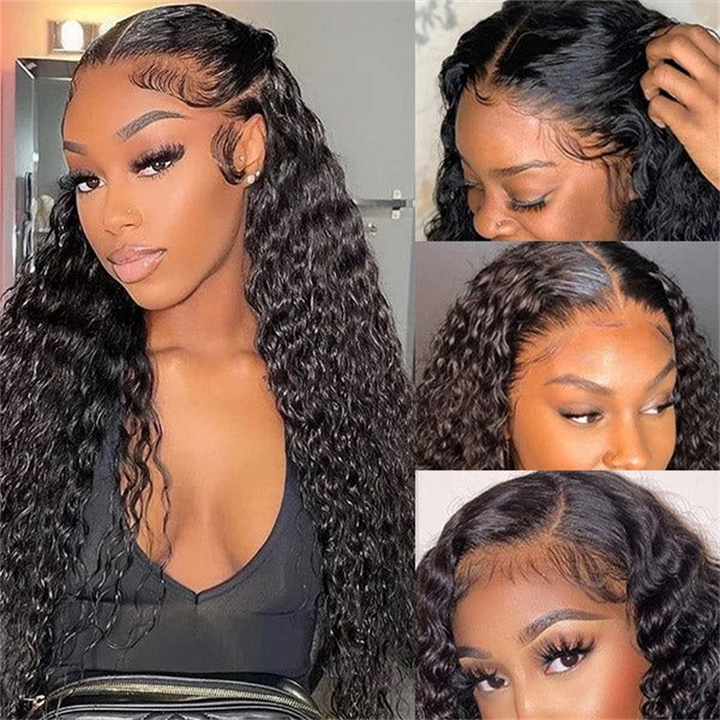 Fast Delivery Real HD Lace Msgem 13x6 Lace Frontal Wig Water Wave Natural Hairline Virgin Human Hair Wigs